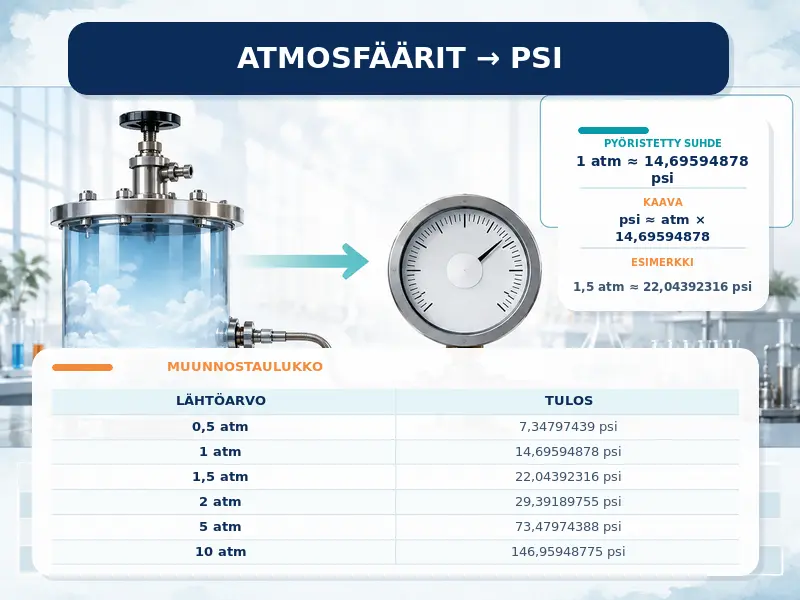 Atmosfäärit psi-yksiköiksi