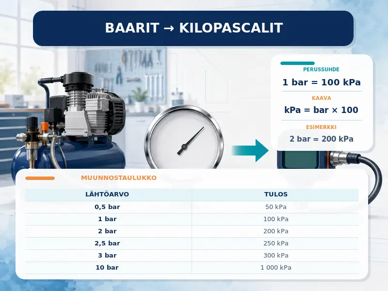 Baarit kilopascaleiksi