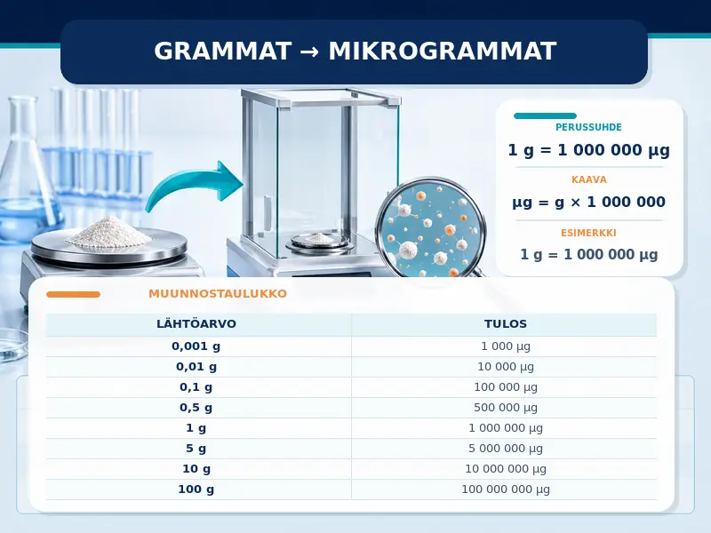 Grammat mikrogrammoiksi