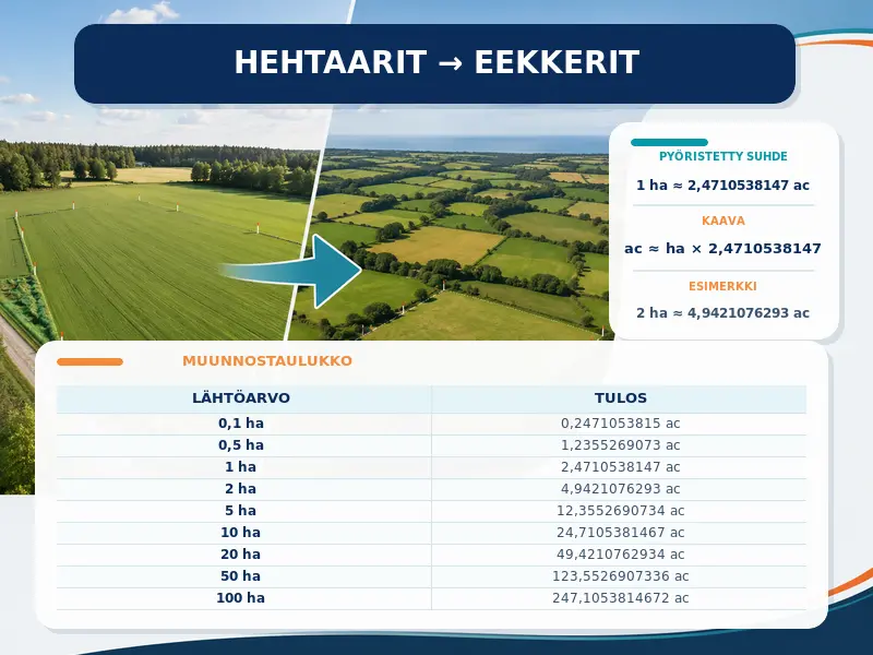 Hehtaarit eekkereiksi