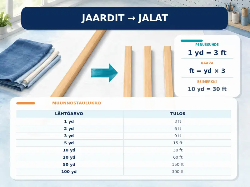 Jaardit jaloiksi