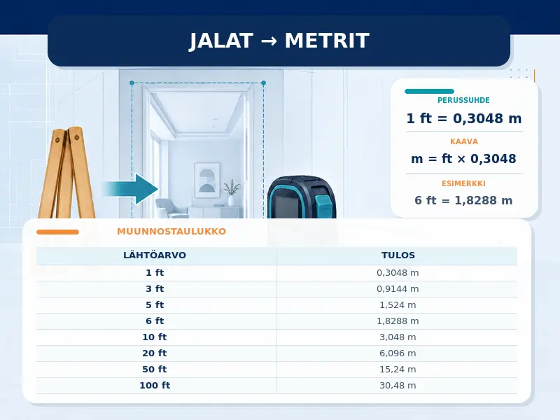 Jalat metreiksi