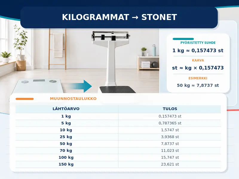 Kilogrammat stoneiksi