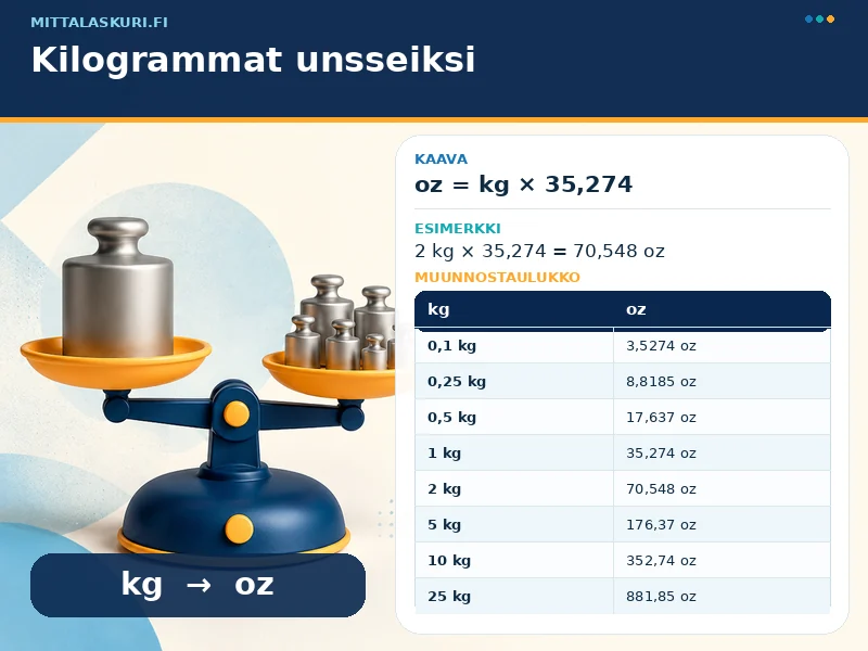 Kilogrammat unsseiksi