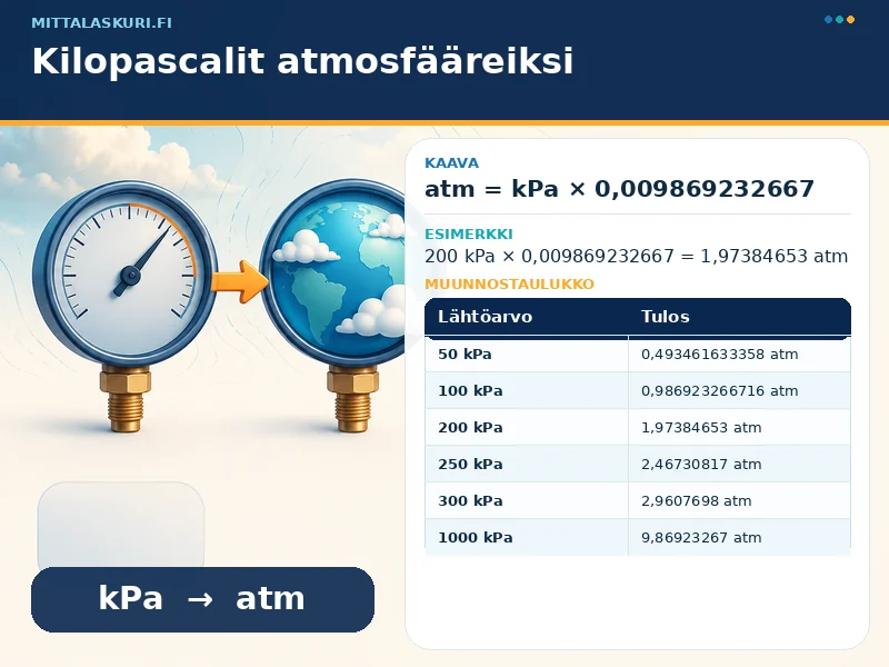 Kilopascalit atmosfääreiksi