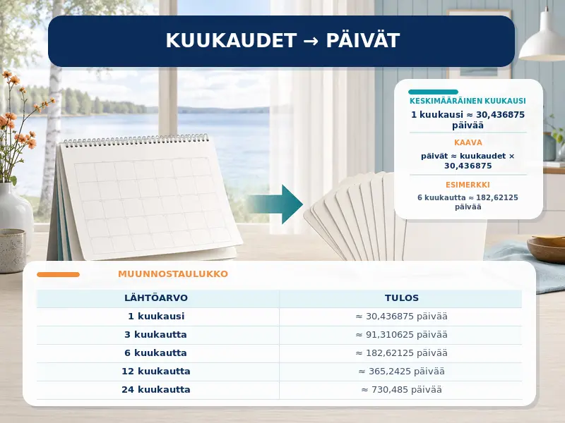 Kuukaudet päiviksi