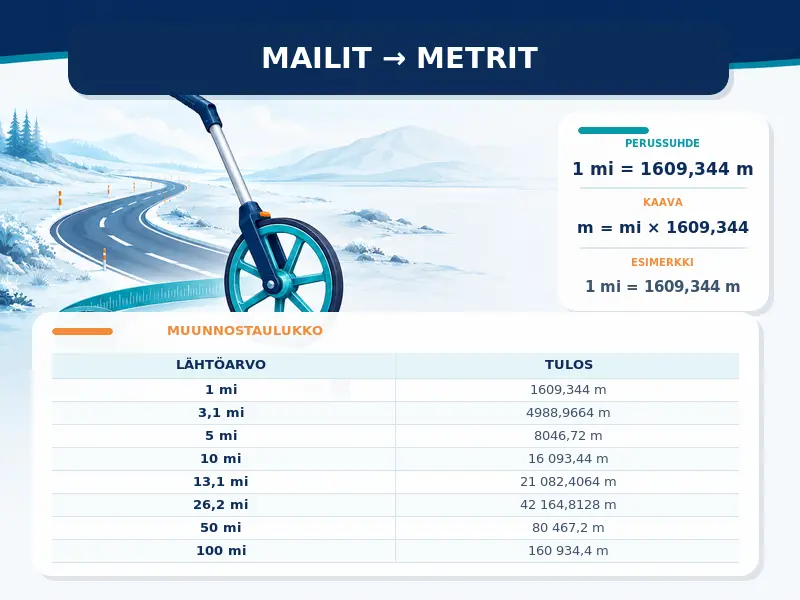 Mailit metreiksi