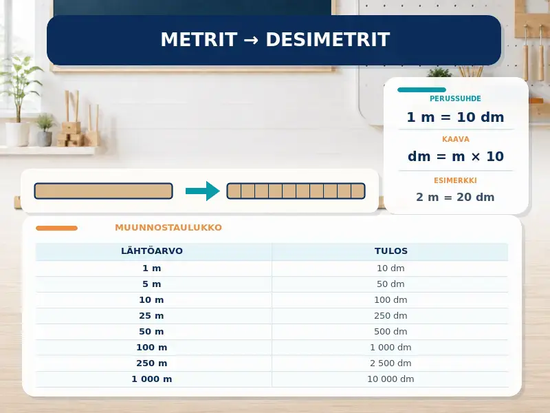 Metrit desimetreiksi
