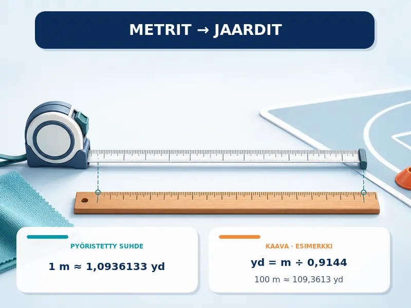 Metrit jaardeiksi