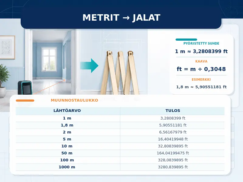 Metrit jaloiksi