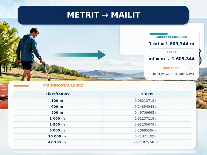 Metrit maileiksi