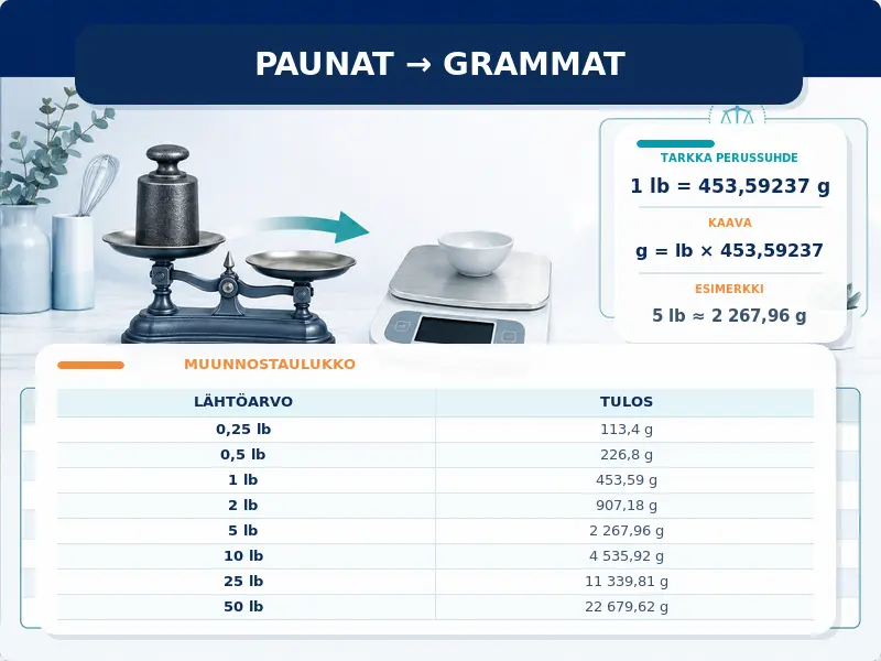 Paunat grammoiksi