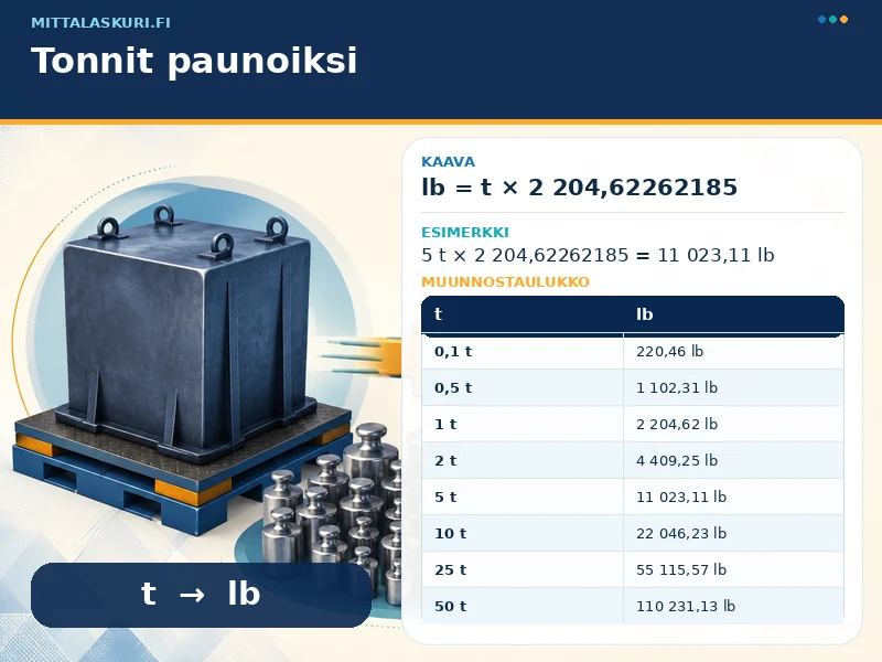 Tonnit paunoiksi