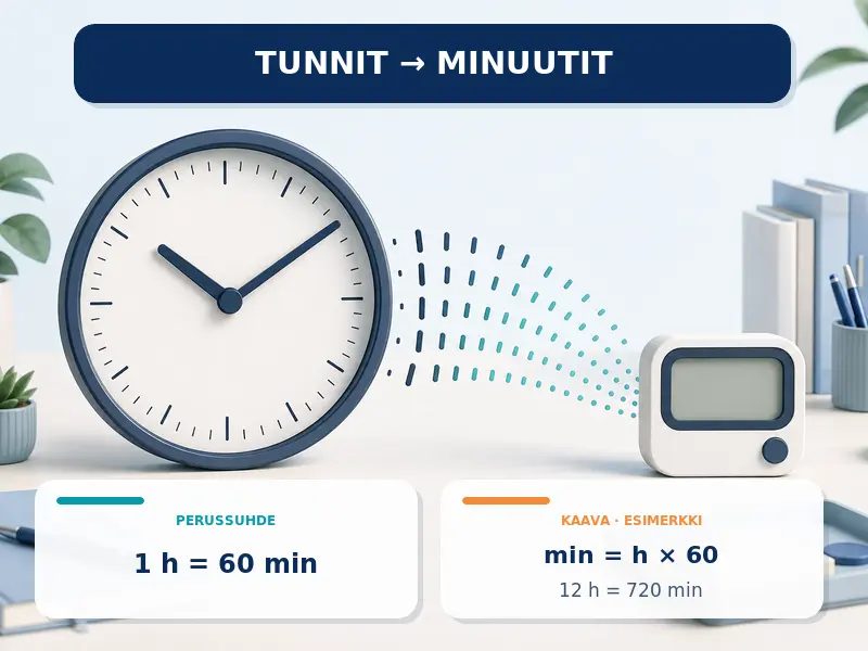 Tunnit minuuteiksi
