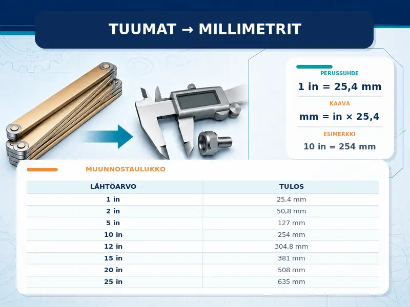 Tuumat millimetreiksi