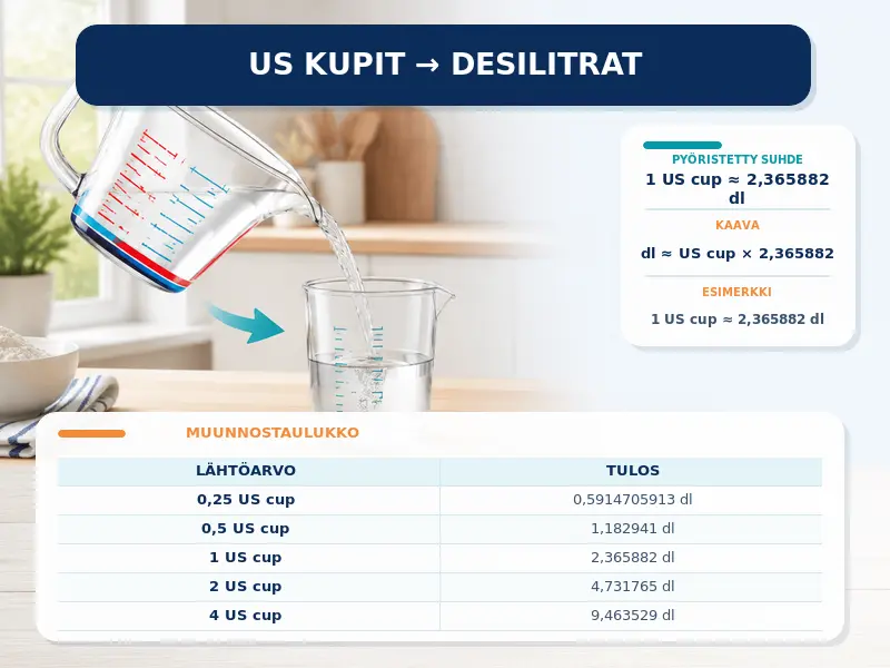 US kupit desilitroiksi