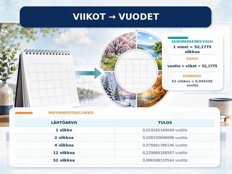 Viikot vuosiksi