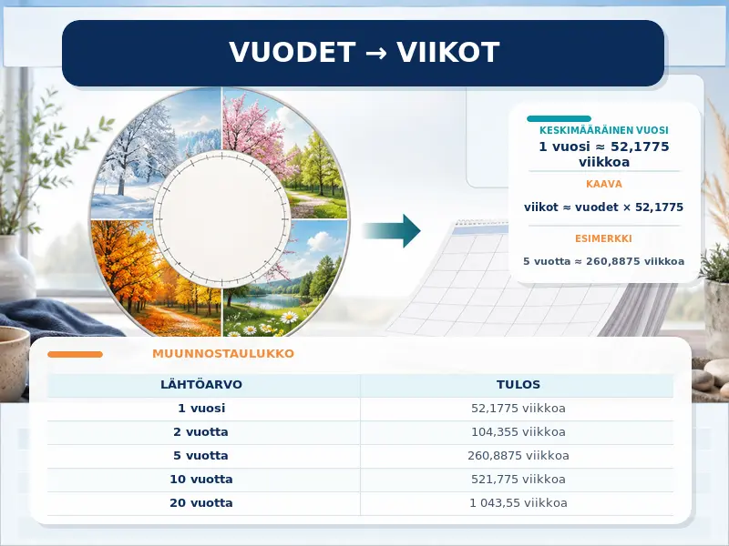 Vuodet viikoiksi